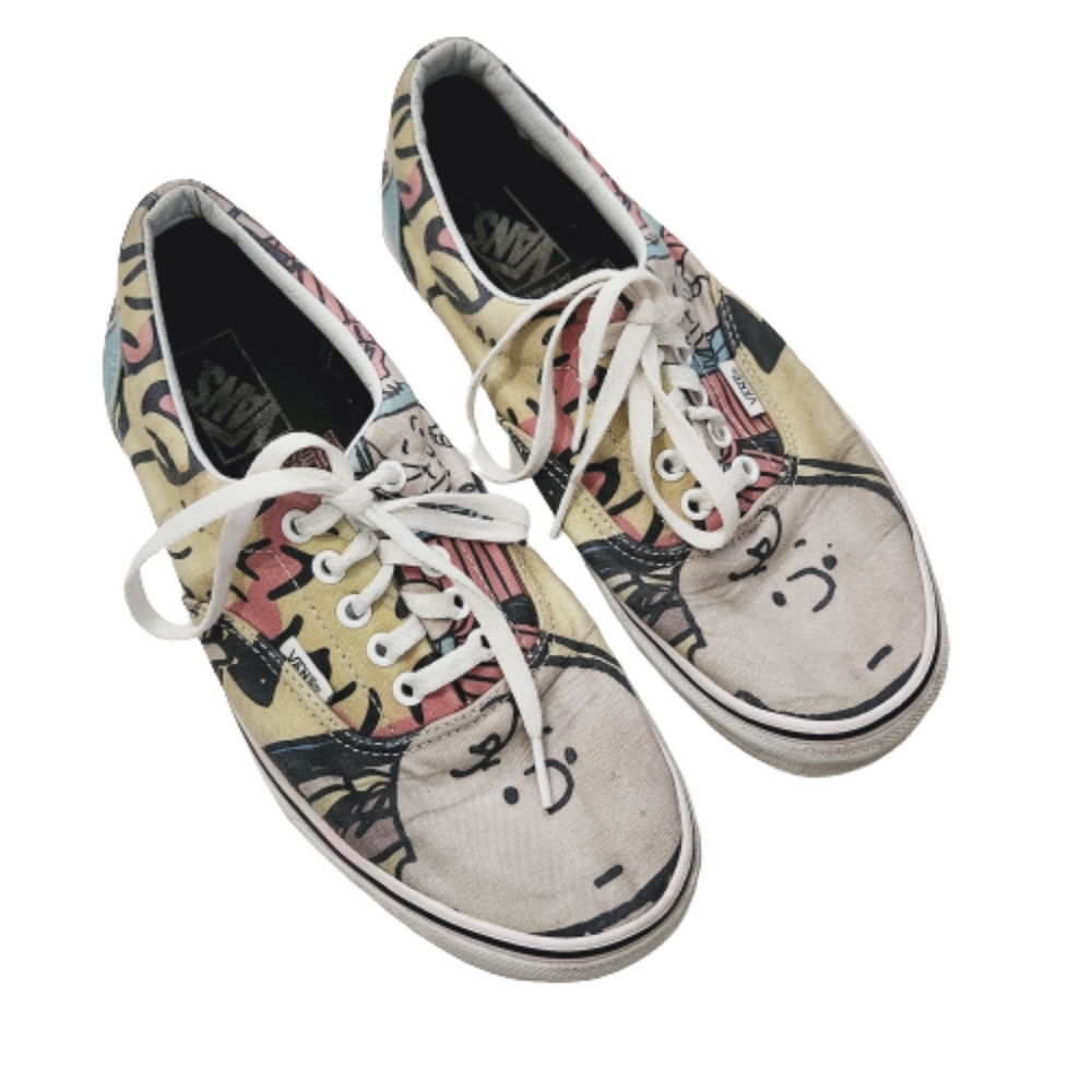 Vans Peanuts Charlie Brown Snoopy Woodstock 9.5 Men 1… Gem